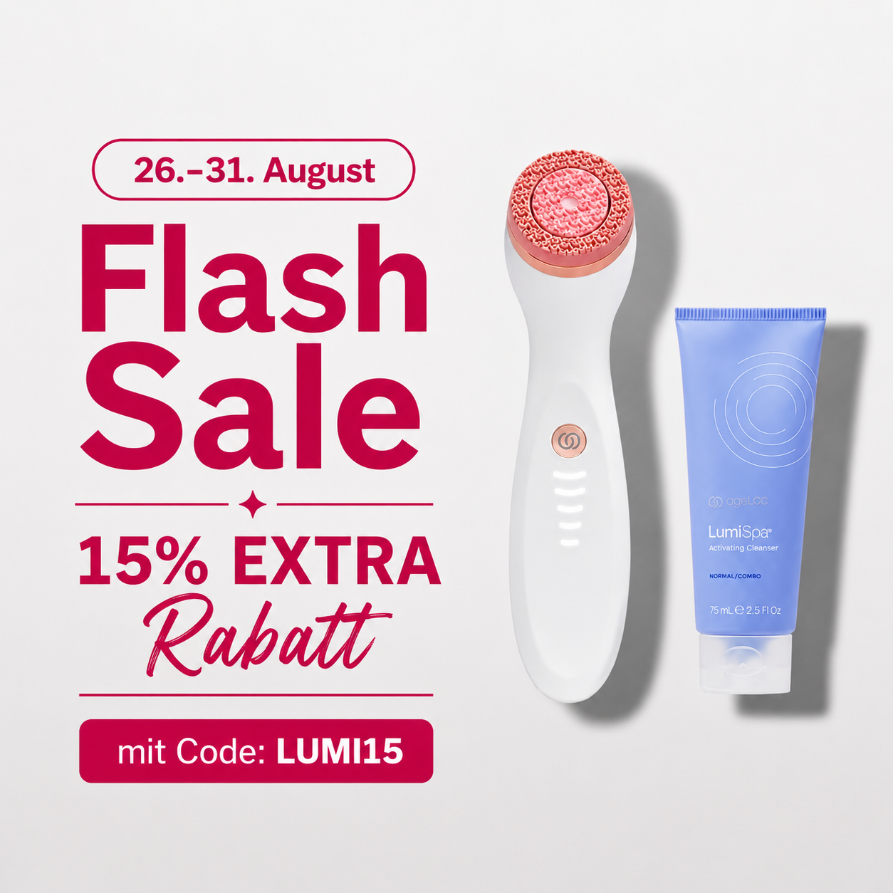 LumiSpa Rose Gold Flash Sale