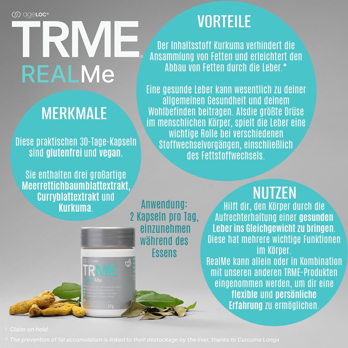 Nu Skin TRME Gewichtsmanagement RealMe Lebergesundheit