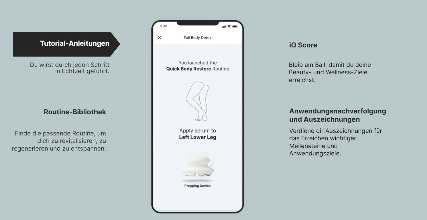 Anleitung Tutorial WellSpa iO von Nu Skin