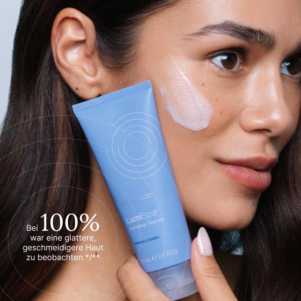 LumiSpa iO glatte geschmeidige Haut