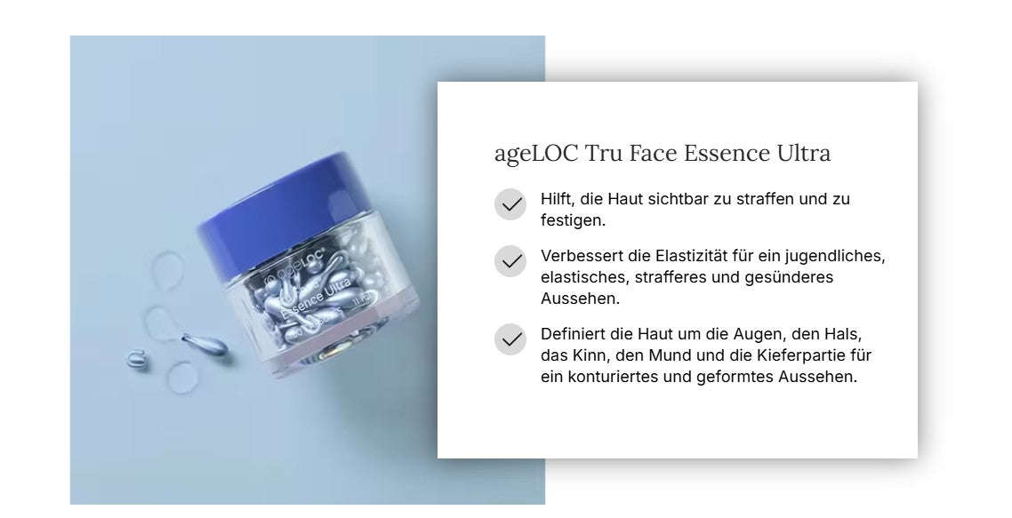 Tru Face Essence Ultra Vorteile Well-Aging