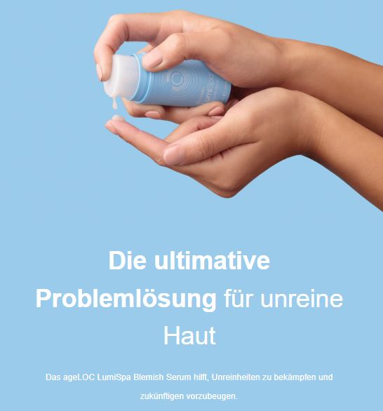 ageLOC LumiSpa Blemish Serum - die ultimative Problemösung für unreine Haut