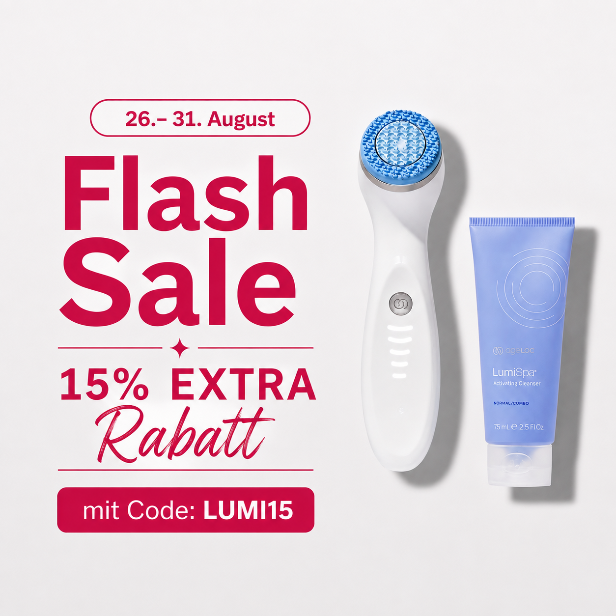 LumiSpa blau Flash Sale