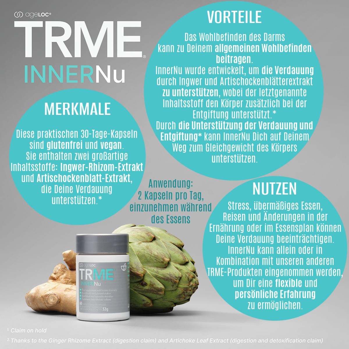 Nu Skin TRME InnerNu Gestion du poids - intestin et désintoxication