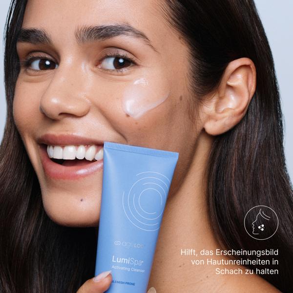 Activating Cleanser para tu LumiSpa piel manchada