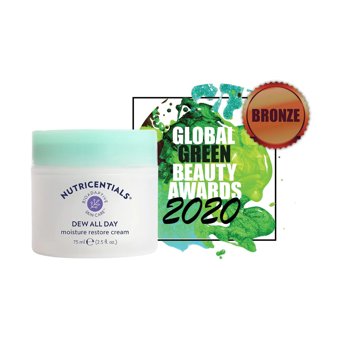 La crema facial Dew All Day de Nu Skin tiene el Glbbal Verde Beauty Awards ganado...